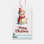 Charmant cadeau de vacances avec étiquette de bonh (Devant)