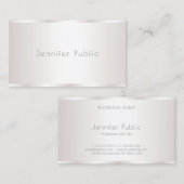 charmant design professionele elegante glam visitekaartje (Voorkant / Achterkant)