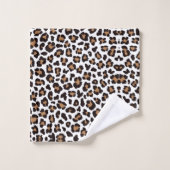 Charmant Élégante Léopards Motifs naturels (Gant de toilette)