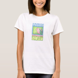 Charmant en t-shirt Rose