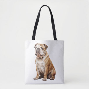Charmant Engels Bulldog Portrait - Schattig Canin Draagtas