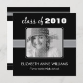 Charmant Faire-part de graduation personnalisée no (Devant / Derrière)