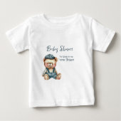 Charmant Gezellig Baby shower T-shirt (Voorkant)