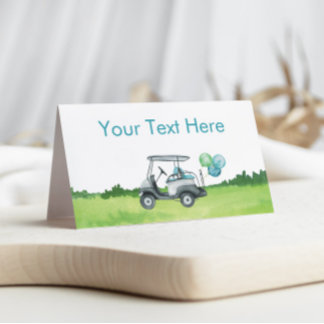 Charmant Golf Thema Eten Label