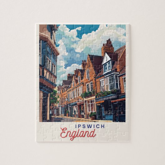 Charmant Ipswich Engeland Legpuzzel (Verticaal)