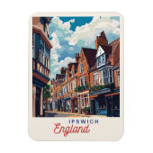 Charmant Ipswich Engeland Magneet (Verticaal)