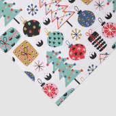 Charmant kerstontwerp tissuepapier (Detail)