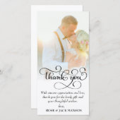 charmant mariage de script merci (Devant / Derrière)