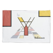 Charmant neoplasticisme Art Monogram. Brief Y Kussensloop (Achterkant)