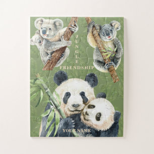 Charmant Oerwoud Friends Koala Panda Moeder Baby Legpuzzel