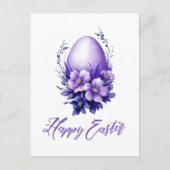 Charmant paasei briefkaart (Voorkant)