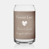 Charmant pays thème mariage burla peut lunettes (Verso)