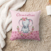 Charmant-PInk Floral Animal Print Kussen (Deken)
