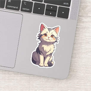 Charmant Schattige Kat ontwerp Sticker