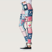Charmant Schattige patchwork ontwerp Leggings (Links)