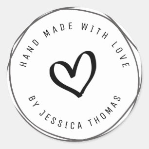 charmant script Sticker d'entreprise artisanale