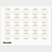 charmant sticker Quinceanera rose floral (Feuille)