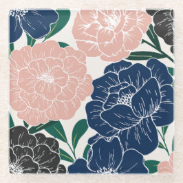 Charmant trendy bloemen Onderzetter