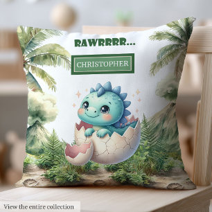 Charmant Uitkomen Binnenkort Baby Dinosaurus Kweke Kussen