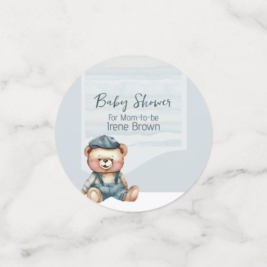 Charmant Uniek Beer Jean Baby shower Confetti (Kleine voorkant)