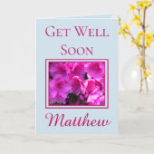 Charmant worden snel Azaleas Kaart (Gele Bloem)