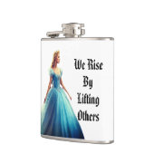 Charmant Young Girl Design - 6-oz Heupfles (Links)