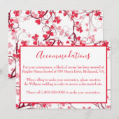 Charmante Accommodaties Rode Harten Informatiekaartje (Voorkant / Achterkant)