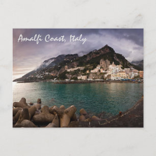 Charmante Amalfi kust, Italië Seaside Town Briefkaart