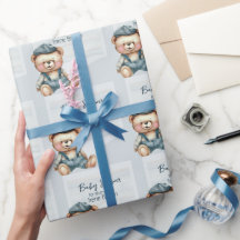 Charmante Baby shower Gift Wrap