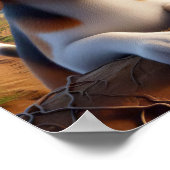 Charmante Beagle in een rustieke landschap Poster (Hoek)