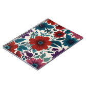 Charmante bloemen notitieboek (Linkerzijde)