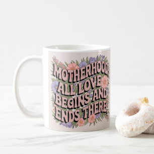 Charmante Bloemen Voor Mama Betekenisvol Moedersch Koffiemok