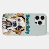 Charmante Boxer Dog Art en Aquarelle (Verso Horizontal)