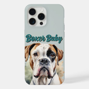 Charmante Boxer Dog Art en Aquarelle