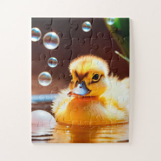 Charmante Bubble Duckling Puzzel Legpuzzel