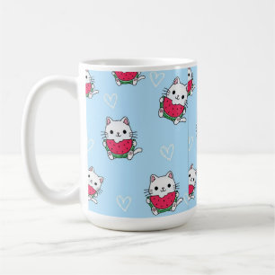 Charmante Cartoon Cat Mok   Perfect cadeau voor ki