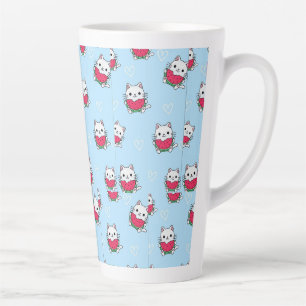 Charmante Cartoon Cat Mok   Perfect cadeau voor ki