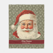 Charmante couverture de Noël à l'ancienne Père Noë (Devant)