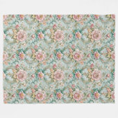 Charmante couverture Rococo aux fleurs délicates (Devant (Horizontal))