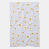 Charmante Daisy Bloemen Keuken Handdoek (Verticaal)