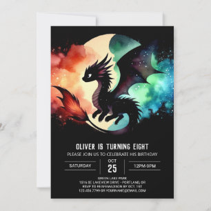 Charmante Dragon Verjaardag Custom Kaart