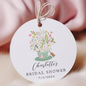 Charmante Floral Tea Vrijgezellenfeest Favor Cadea Bedankjes Labels