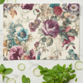 Charmante geïnspireerde bloemen theedoek (Gevouwen)