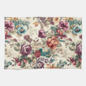 Charmante geïnspireerde bloemen theedoek (Horizontaal)