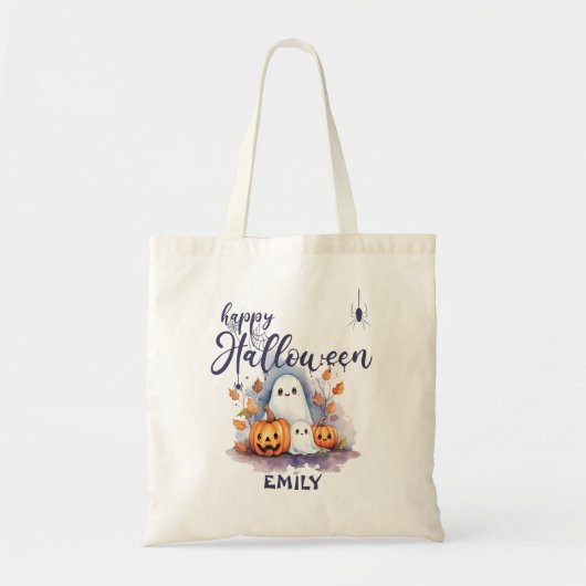 Charmante Halloween Trick or treat Bag Tote Bag (Voorkant)