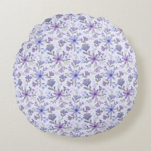 Charmante Hand Getrokken Bloemen Ronde Kussen