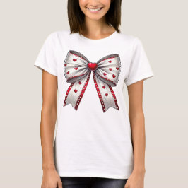 Charmante Hart Bow T-shirt