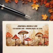 Charmante herfstpaddenstoelen Herfst Bos Adres