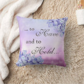 Charmante Home Decor Blauwe Hortensia Kussen (Deken)