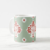 Charmante Indische rode boom Mok (Voorkant links)